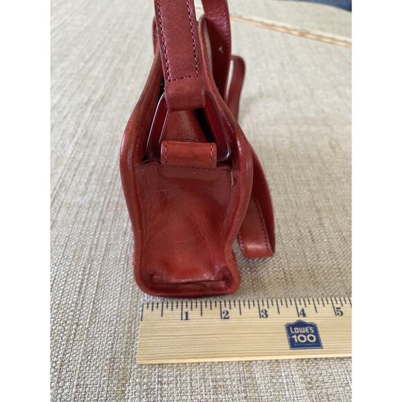 Cole Haan Red Leather crossbody bag - Picture 6 of 14